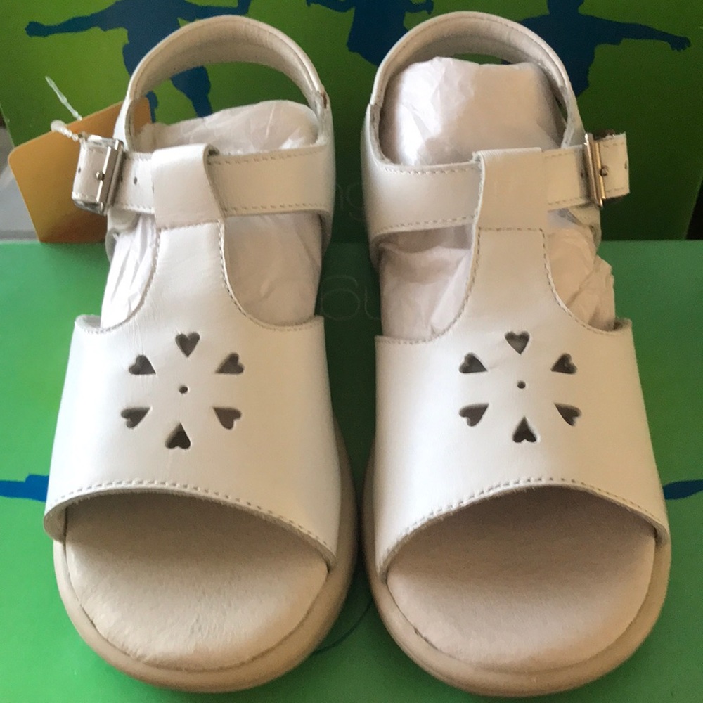 Kids Girl Sandals, Buckle Leather